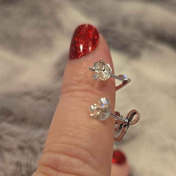 Sterling Silver Musical Note Earrings Brand New In Box - Picture 3 of 3